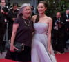 Marion Cotillard et sa mère Niseema Theillaud - Montée des marches du film "L'homme qu'on aimait trop" à Cannes.