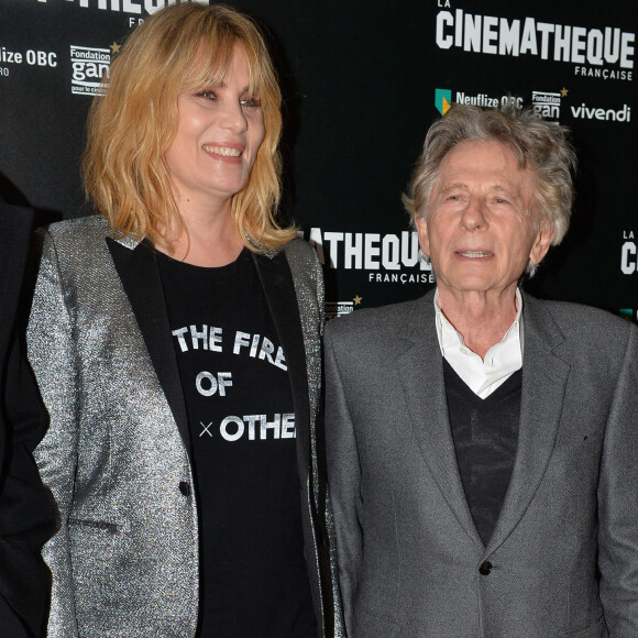 Roman Polanski et sa femme Emmanuelle Seigner - Avant-première du film "D'après une histoire vraie" de R. Polanski à la Cinémathèque Française à Paris, le 30 octobre 2017. © Veeren/CVS/Bestimage.