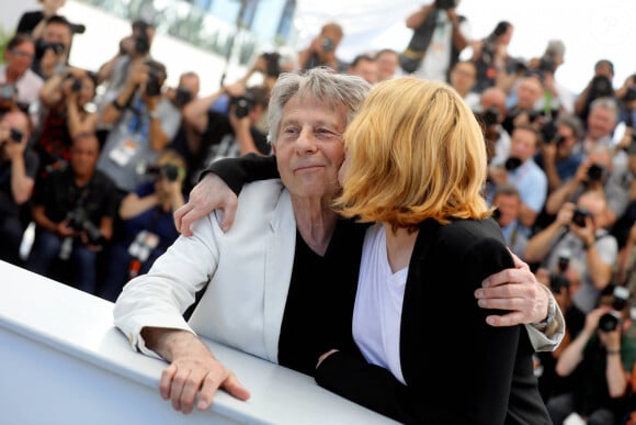 Roman Polanski avec sa femme Emmanuelle Seigner au photocall de "D'Après Une Histoire Vraie" lors du 70ème Festival International du Film de Cannes, le 27 mai 2017. © Borde-Jacovides-Moreau/Bestimage.