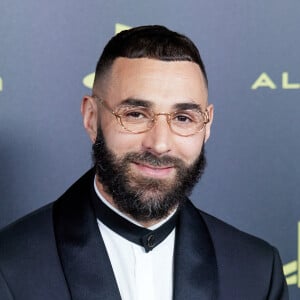 Karim Benzema - Photocall de la 66ème cérémonie du Ballon d'Or au Théâtre du Chatelet à Paris le 17 octobre 2022. © Cyril Moreau/Bestimage