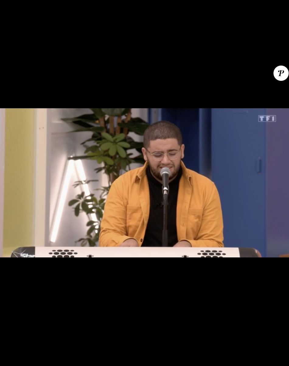 L'élève Ahcène lors de la quotidienne de la "Star Academy" mercredi 19 octobre 2022 - TF1