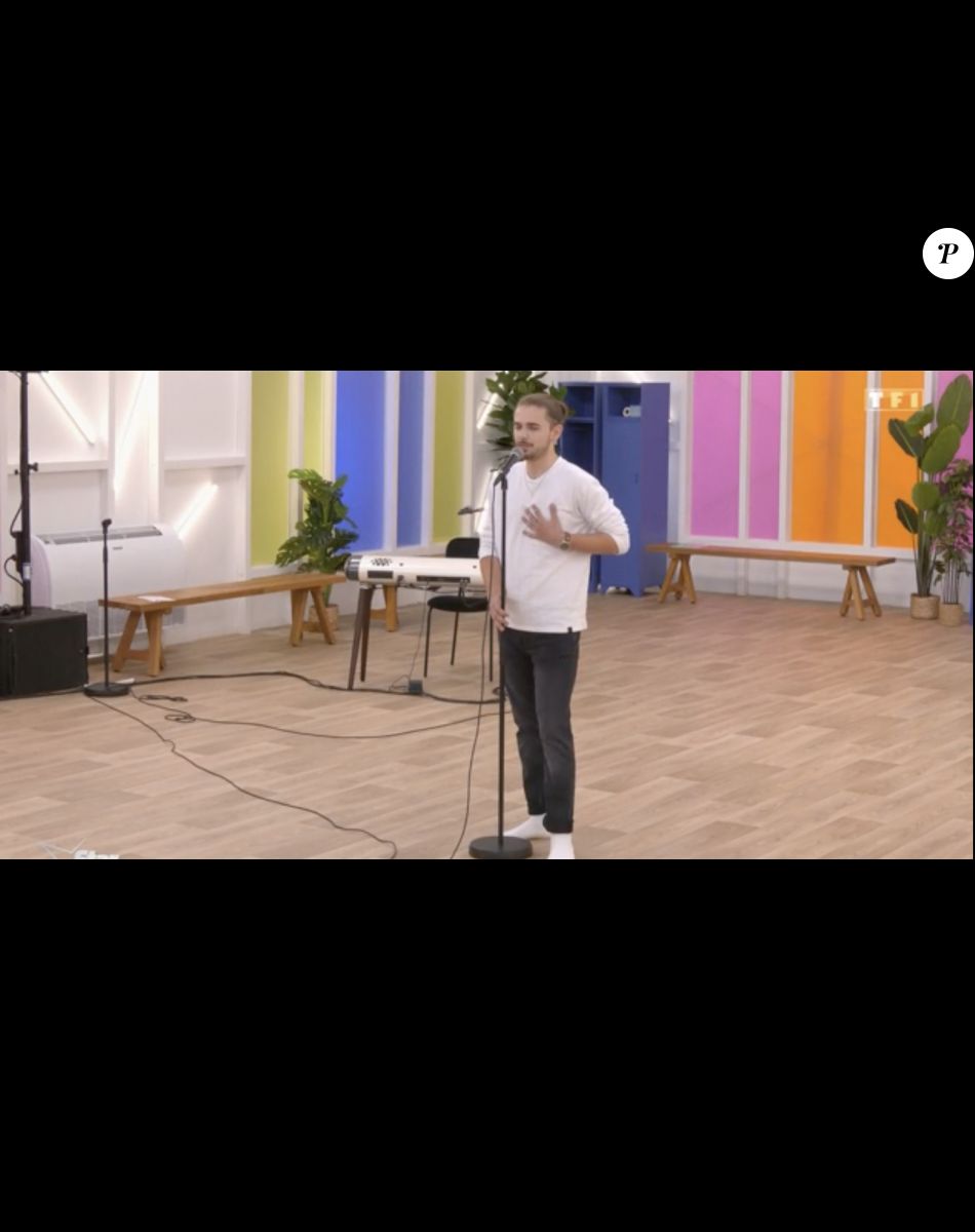 L'élève Julien lors de la quotidienne de la "Star Academy" mercredi 19 octobre 2022 - TF1