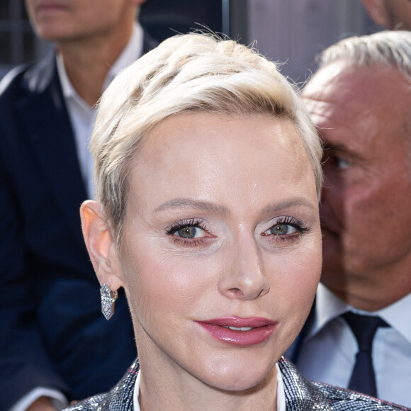 La princesse Charlène de Monaco - Front Row au défilé Louis Vuitton Collection Femme Prêt-à-porter Printemps/Eté lors de la Fashion Week de Paris (PFW), France. © Olivier Borde/Bertrand Rindoff Petroff/Bestimage 