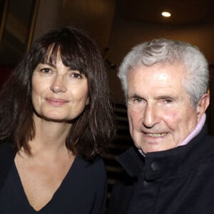 Exclusif - Claude Lelouch et sa femme Valérie Perrin lors de la soirée d'hommage au compositeur Francis Lai au Grand Rex à Paris le 5 novembre 2021. © Cédric Perrin / Bestimage 