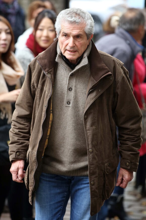 Claude Lelouch - Funerailles du realisateur Claude Pinoteau a Montmartre a Paris. Le 11 octobre 2012