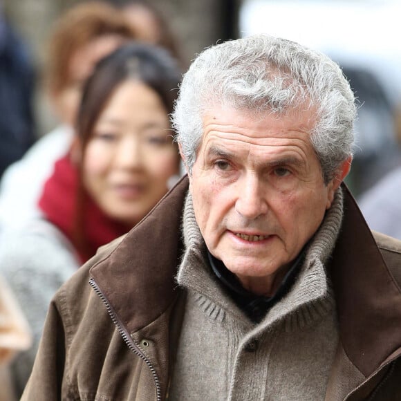 Claude Lelouch - Funerailles du realisateur Claude Pinoteau a Montmartre a Paris. Le 11 octobre 2012