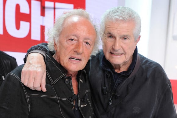 Exclusif - Didier Barbelivien et Claude Lelouch - Enregistrement de l'émission "Vivement dimanche" au studio Gabriel, présentée par M.Drucker, diffusée sur France 3 © Guillaume Gaffiot / Bestimage 