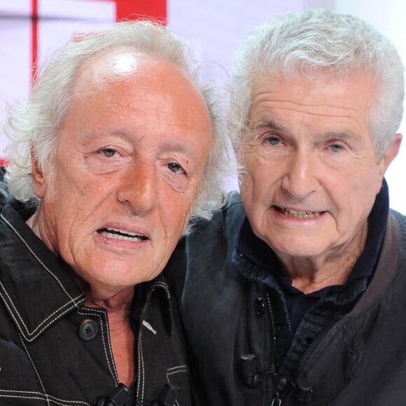 Exclusif - Didier Barbelivien et Claude Lelouch - Enregistrement de l'émission "Vivement dimanche" au studio Gabriel, présentée par M.Drucker, diffusée sur France 3 © Guillaume Gaffiot / Bestimage 