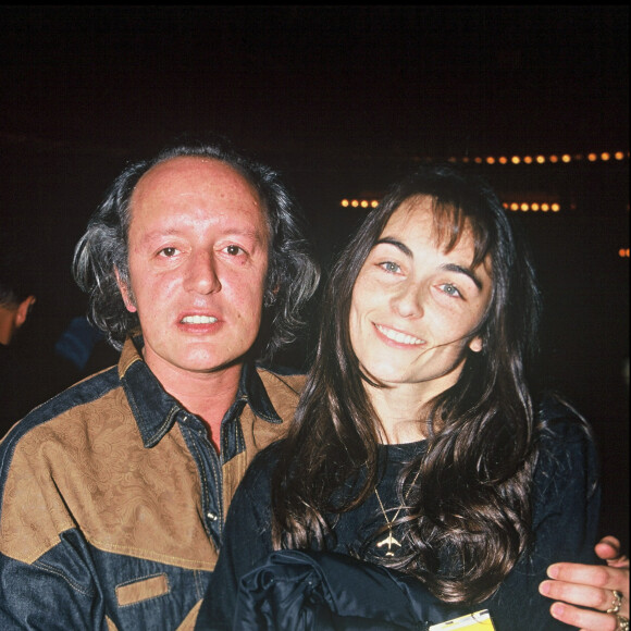 Archives : Didier Barbelivien et sa femme en 1994