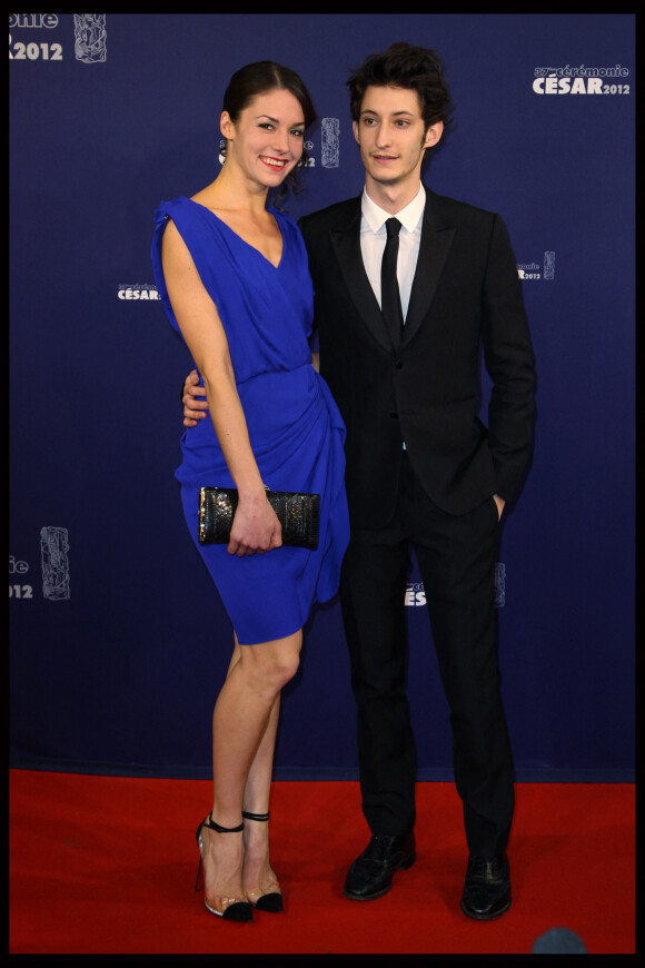 Pierre Niney et Natasha Andrews au César 2012