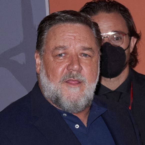 Russell Crowe au photocall de "Poker Face" lors de la 17ème édition du festival du film de Rome le 16 octobre 2022. 