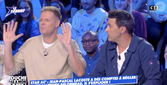 Jean-Pascal Lacoste et Matthieu Delormeau se clashent dans "Touche pas à mon poste" - C8