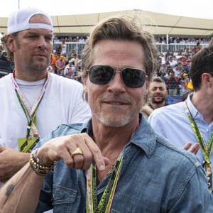 Brad Pitt lors du Grand Prix de Formule 1 (F1) des États-Unis à Austin. © Hoss McBain/Zuma Press/Bestimage