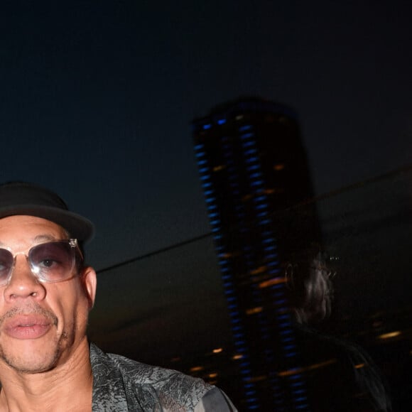 Exclusif - JoeyStarr - Soirée pour l'ouverture du Skybar de l'hôtel Pullmann Montparnasse à Paris le 28 juin 2022. © Rachid Bellak/Bestimage