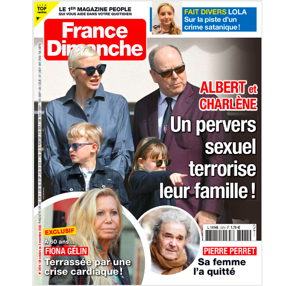 Couverture du magazine France dimanche du 28 octobre 2022