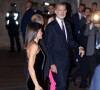 La reine Letizia et le roi Felipe VI d'Espagne à la sortie du concert de clôture du festival "XXX Musical Week" à Oviedo. Le 27 octobre 2022 