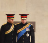 Le prince William, prince de Galles et le prince Harry, duc de Sussex - Veillée des petits-enfants de la reine Elizabeth II au Westminster Hall à Londres, Royaume Uni, le 17 septembre 2022. 