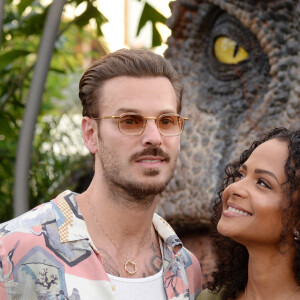Christina Milian et son mari M Pokora (Matt Pokora) à la première du film "Jurassic World Dominion" à Los Angeles, le 6 juin 2022.