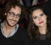 Thomas Hollande et Joyce Jonathan au concert de Céline Dion au POPB de Paris.