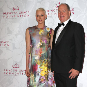 Le prince Albert de Monaco et la princesse Charlene - Princess Grace Awards à New York, le 3 novembre 2022. Photo by Charles Guerin/ABACAPRESS.COM