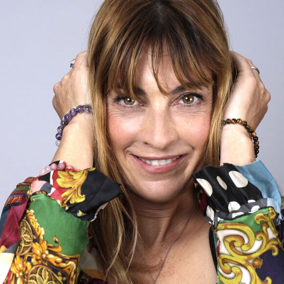 Portrait de Eve Angeli, lors de l'enregistrement de l'émission "Chez Jordan". Le 23 mars 2022 © Cédric Perrin / Bestimage.