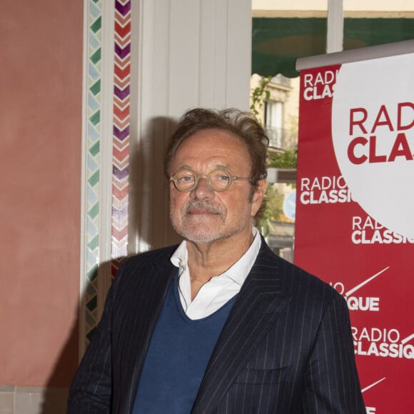 Exclusif - Guillaume Durand - Photocall de la Rentrée de Radio Classique au restaurant La Gare à Paris. Le 12 septembre 2019 © Pierre Perusseau / Bestimage 