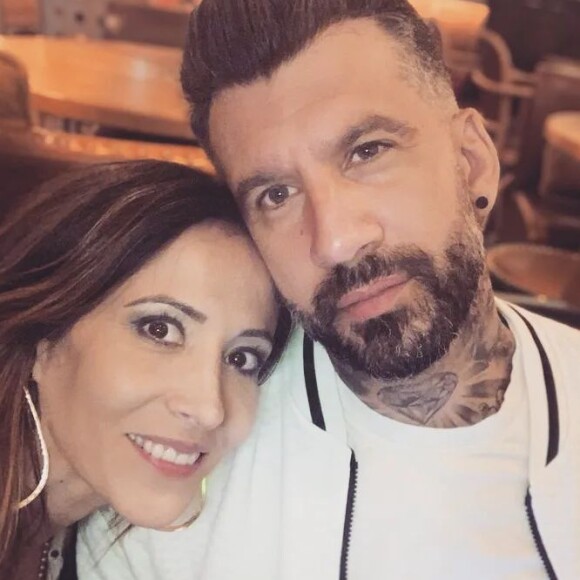 Fabienne Carat avec Alain sur Instagram