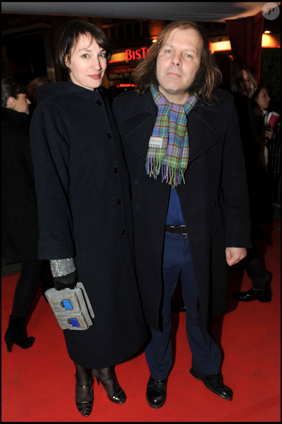 Philippe Katerine et Jeanne Balibar - Avant Première du Film "Gainsbourg (vie héroïque) au cinéma Gaumont Opéra à Paris 