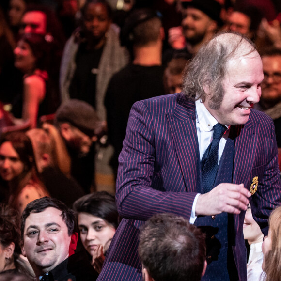 Philippe Katerine (Artiste masculin de l'année) et sa compagne Julie Depardieu - 35ème cérémonie des Victoires de la musique à la Seine musicale de Boulogne-Billancourt, le 14 février 2020. © Cyril Moreau/Bestimage 