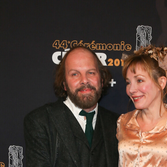 Julie Depardieu et son compagnon Philippe Katerine - Photocall de la 44ème cérémonie des César à la salle Pleyel à Paris. Le 22 février 2019 © Borde-Jacovides / Bestimage 