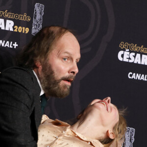 Julie Depardieu et son compagnon Philippe Katerine - Photocall de la 44ème cérémonie des César à la salle Pleyel à Paris. Le 22 février 2019 © Borde-Jacovides / Bestimage 