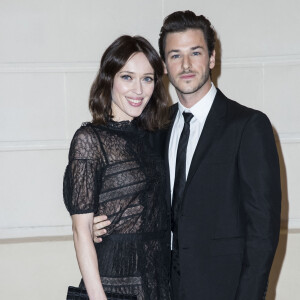 Gaspard Ulliel et sa compagne Gaëlle Pietri - Photocall lors du deuxième défilé Chanel "Métiers d'Art" au Ritz à Paris, France. © Olivier Borde/Bestimage