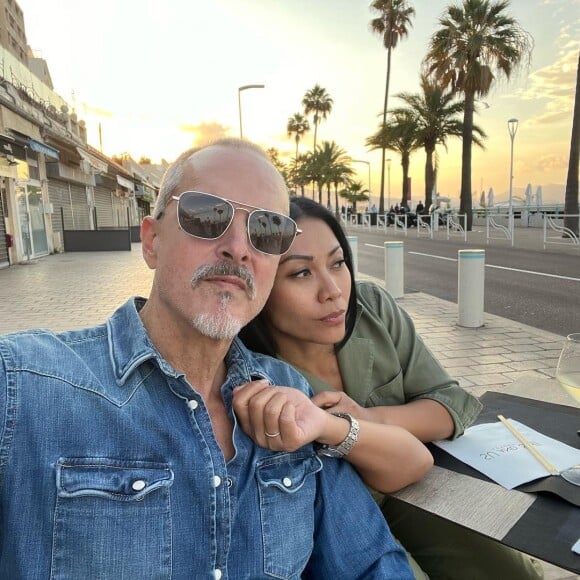 Anggun et son époux sur Instagram. Le 31 mai 2022.