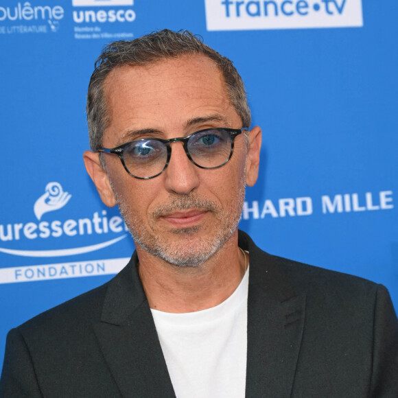 Gad Elmaleh lors du 15e festival du film francophone de Angoulême (jour 4) au cinéma CGR à Angoulême, le 26 août 2022. © Coadic Guirec/Bestimage