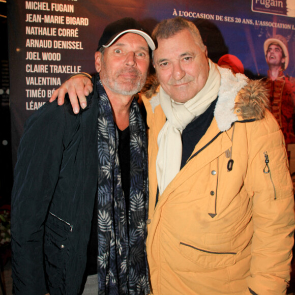 Laurent Baffie, Jean-Marie Bigard - Soirée des vingt ans de l'association Laurette Fugain avec la projection du documentaire "Et Nous?" à Paris. © Philippe Baldini / Bestimage 