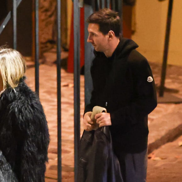 Exclusif - Lionel Leo Messi - Marco Verratti a fêté son 30e anniversaire avec ses amis au Musée des Arts Forains à Paris, le 6 novembre 2022.