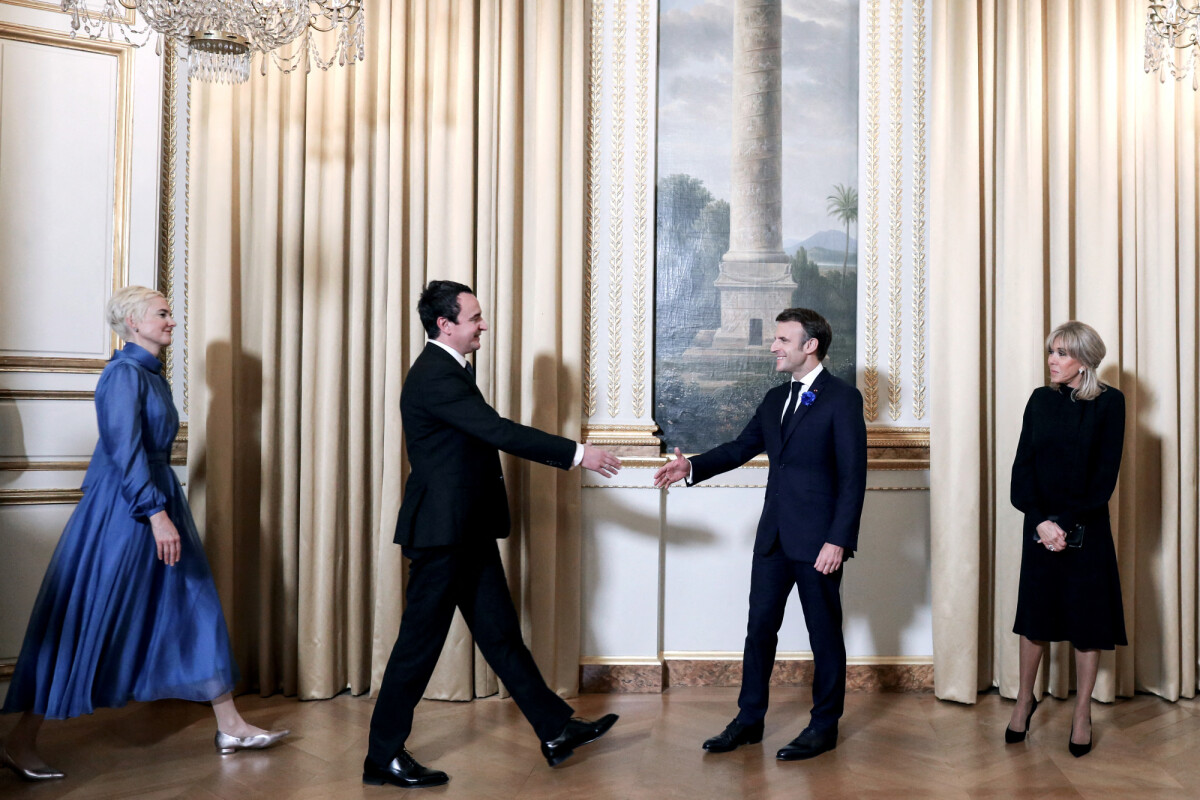 Photo : Le président de la République française, Emmanuel Macron ...
