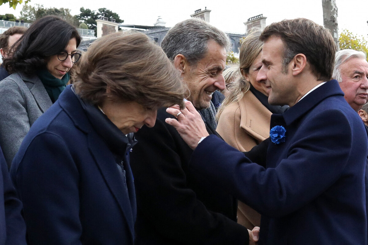 Photo Le président français, Emmanuel Macron, Catherine Colonna