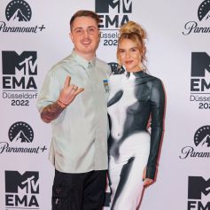 Dagi Bee and Eugen Kazakov au photocall des "MTV Europe Music Awards 2022" à Dusseldorf, le 13 novembre 2022. 