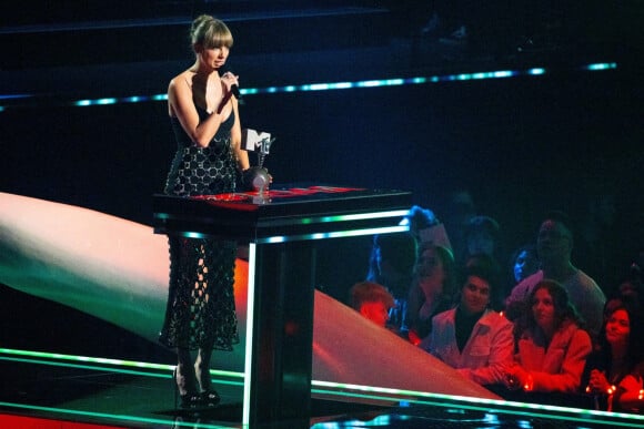 Taylor Swift lors de la cérémonie des "MTV Europe Music Awards 2022" à Dusseldorf, le 13 novembre 2022. 