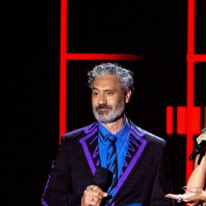 Taika Waititi, Rita Ora lors de la cérémonie des "MTV Europe Music Awards 2022" à Dusseldorf, le 13 novembre 2022. 