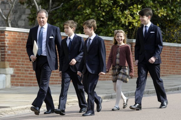 Les membres de la famille royale réunis pour la messe de Thanksgiving en 2013