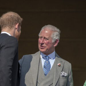 Le prince Harry, duc de Sussex lors de la garden party pour les 70 ans du prince Charles au palais de Buckingham à Londres. Le 22 mai 2018 