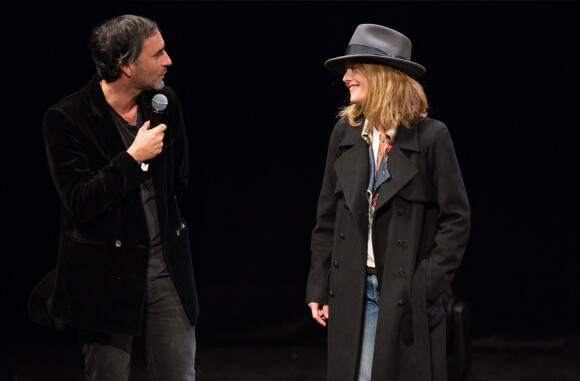 Semi-exclusif - Samuel Benchetrit et Vanessa Paradis assistent à la projection du film "Chien" lors du 32ème Festival International du Film Francophone de Namur, Belgique, le 4 octobre 2017. © Alain Rolland/ImageBuzz/Bestimage
