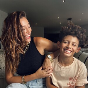 Rachel Legrain-Trapani et son fils aîné Gianni. Instagram. Le 7 septembre 2022.
