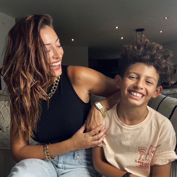Rachel Legrain-Trapani et son fils aîné Gianni. Instagram. Le 7 septembre 2022.