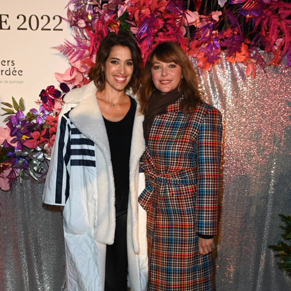 Laurie Cholewa et Sandrine Quétier - Illuminations de Noël du Comité du Faubourg Saint-Honoré à Paris le 17 novembre 2022. © Coadic Guirec/Bestimage