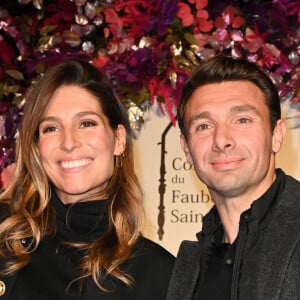 Laury Thilleman (Miss France 2011) et Vincent Clerc - Illuminations de Noël du Comité du Faubourg Saint-Honoré à Paris le 17 novembre 2022. © Coadic Guirec/Bestimage