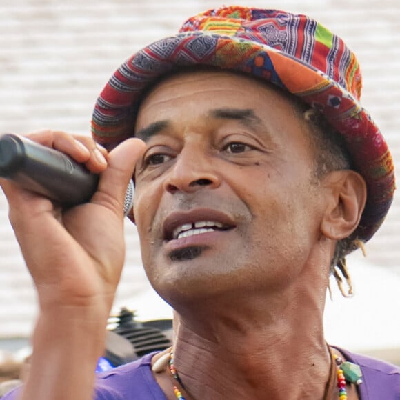 Exclusif - Yannick Noah lors du St-Barth Family Festival 2019 à l'hôtel Manapany sur l'île de Saint-Barthélemy, Antilles française, France, le 8 août 2019. © Xavier Merchet-Thau/PhotoStBarth/Bestimage 