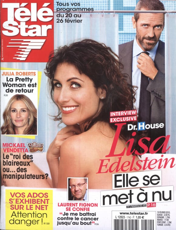 Télé Star avec Lisa Edelstein en couverture